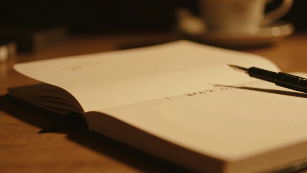 Open notebook on a desk with handwritten notes from a partner review.
